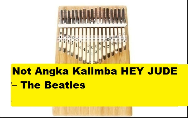 Not Angka Kalimba HEY JUDE The Beatles