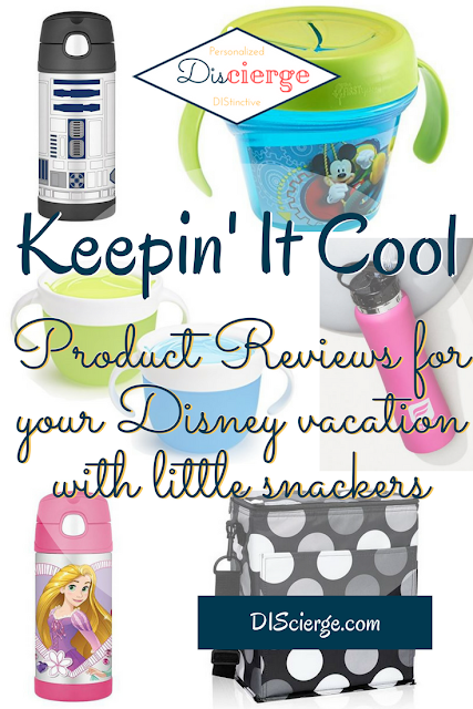 Lunch boxes and theme park trips both need good water bottles. Strollers need leak-less coolers and functional snack cups. Here you'll find reviews for all these items, whether your having fun at Disney or just at school, the ballpark, or around down.