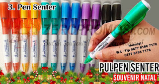 Pen Senter merupakan salah satu souvenir natal terfavorit