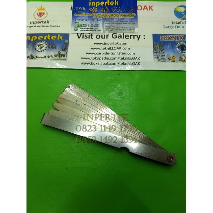 Alat ukur ketebalan Feeler gauge Thickness Gage MItutoyo Feeler Gauge