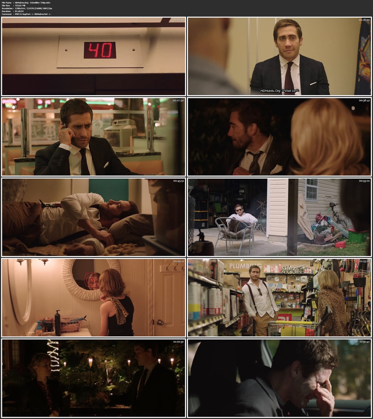 Demolition 2015 Hindi Dual Audio 720p BluRay Esubs 750MB Download