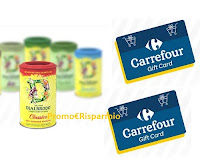 Concorso Carrefour :vinci con Dialbrodo gratis 20 card da 50€