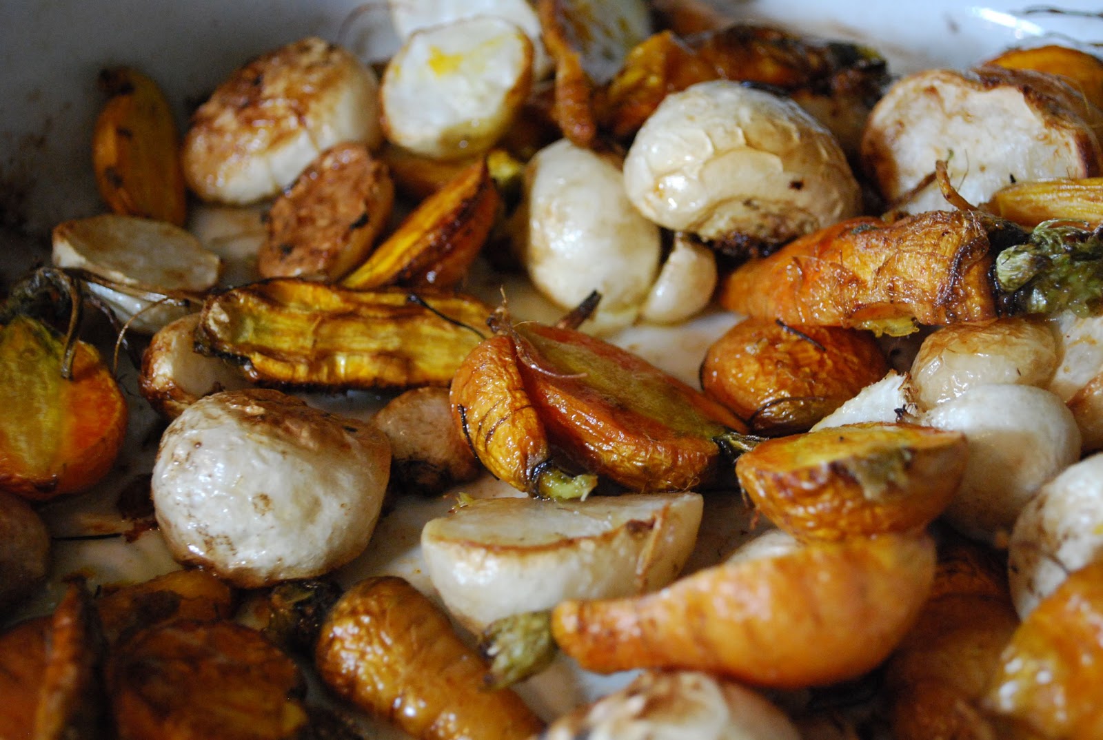 jules blaine davis roasted turnips & carrots.