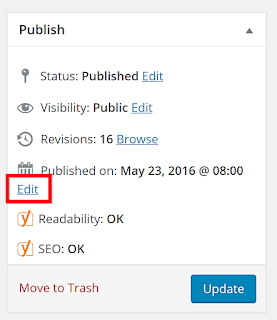 ganti tanggal wordpress