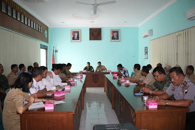PASITER KODIM SRAGEN PIMPIN RAKOOR KARYA BHAKTI TNI KE- 12 MANUNGGAL GUYUB RUKUN TAHUN 2017