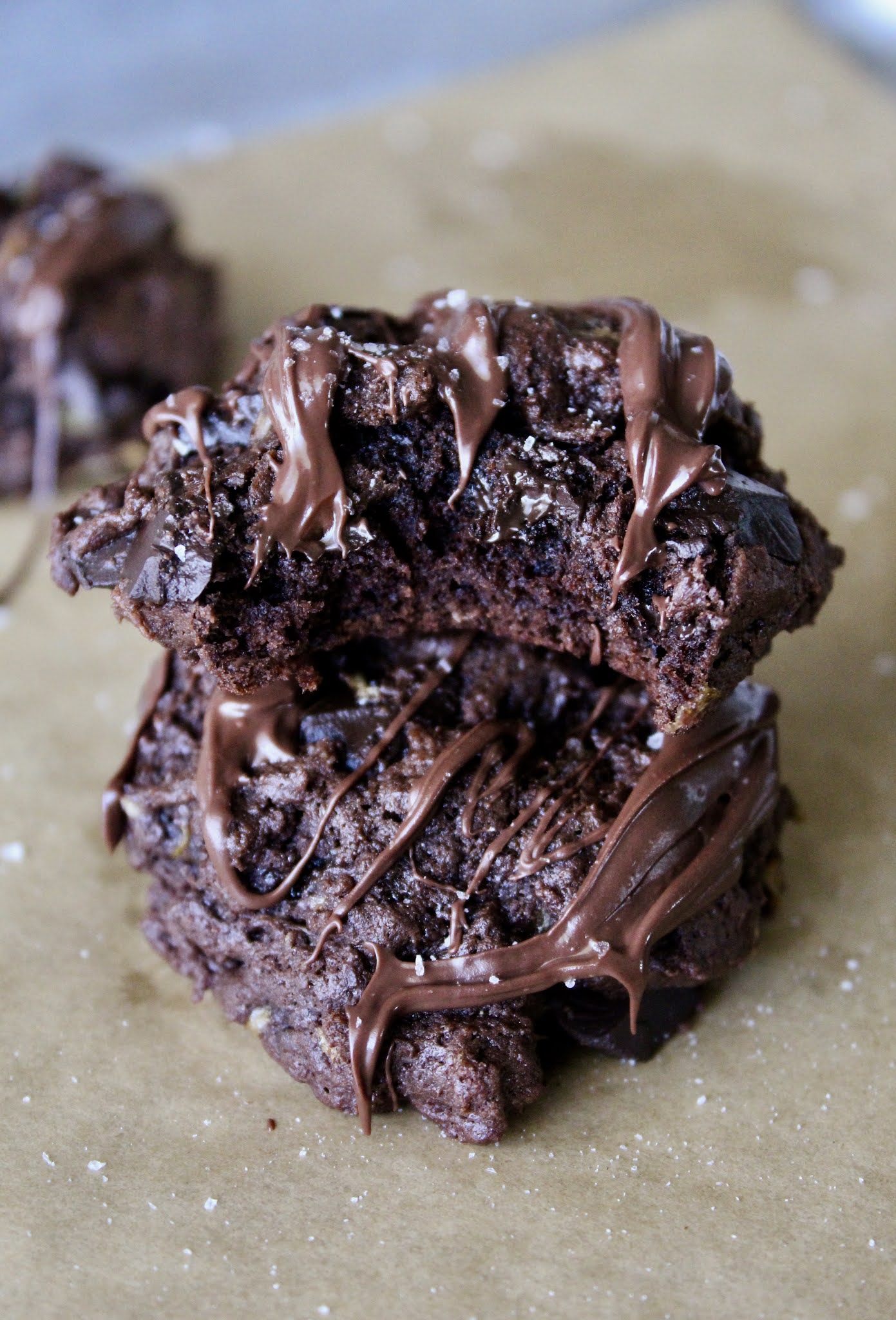 Triple Chocolate Zucchini Cookies