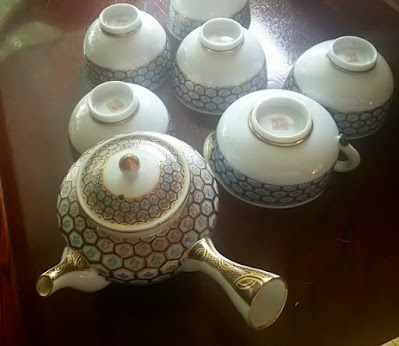 九谷焼の茶器セット