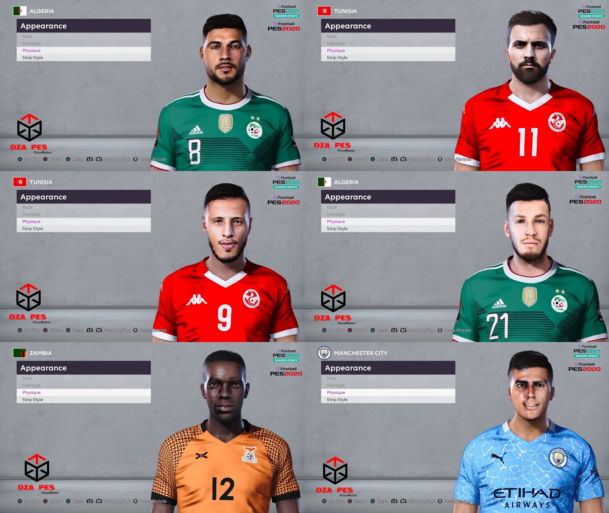 Pes 2020 Facepack 6 By Dzayer Pes Pesnewupdate Com Free Download Latest Pro Evolution Soccer Patch Updates