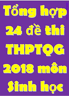 Tổng hợp 24 đề thi THPT Quốc Gia môn Sinh học 2018 - có đáp án Tổng hợp 24 đề thi THPT Quốc Gia môn Sinh học 2018 - có đáp án