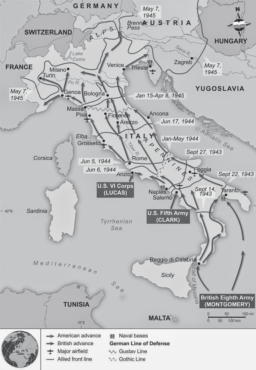 The War in Italy 1943-45 and Environs…