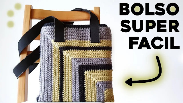 BOLSOS CROCHET: Tutoriales bien explicados! 👜🌼