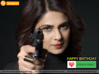 beyhadh actress, birthday wishes, revolver, jennifer with gun
