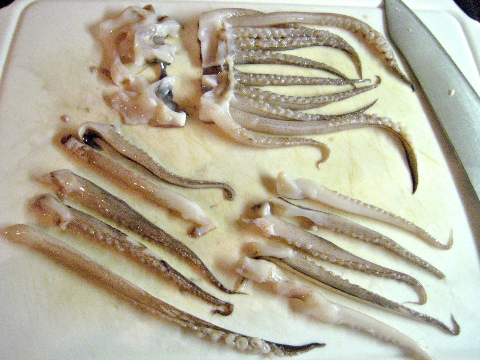 Susan's SavourIt! Five Spice Salt and Pepper Squid Tentacles...