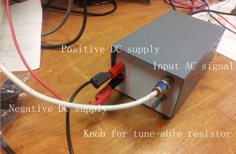 Design and build an RF amplifier for ion trap week5