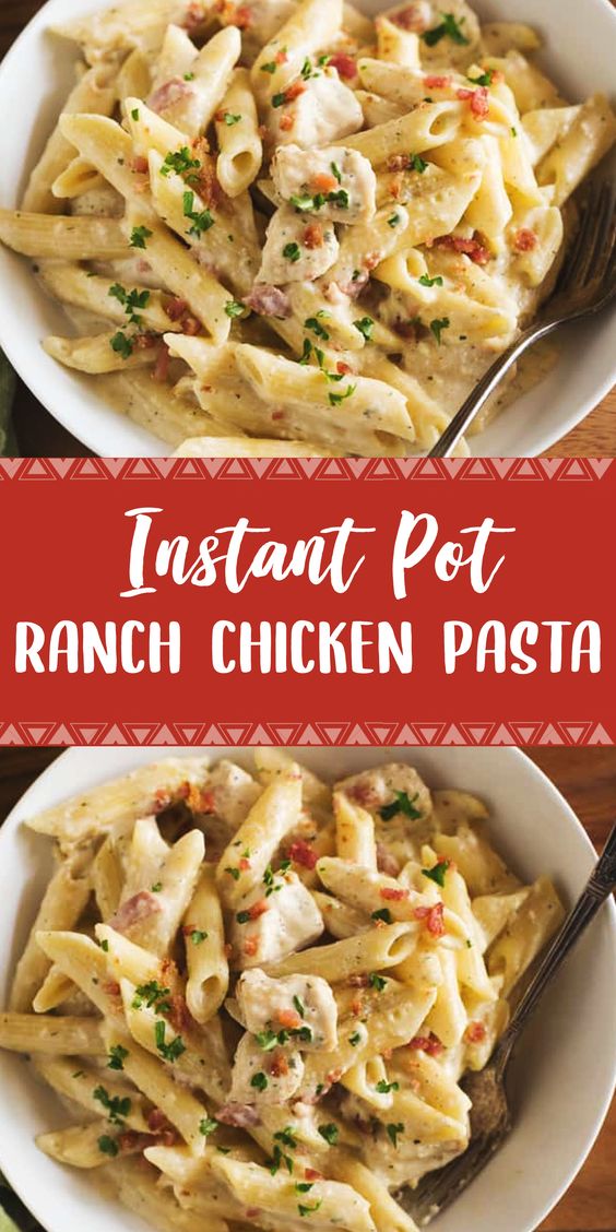 Creamy Instant Pot Ranch Chicken Pasta - CRYPTOCURRENCY