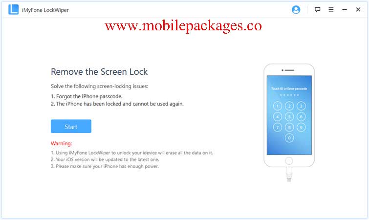 How to Reset iPhone without Passcode and Computer - Mobile Packages