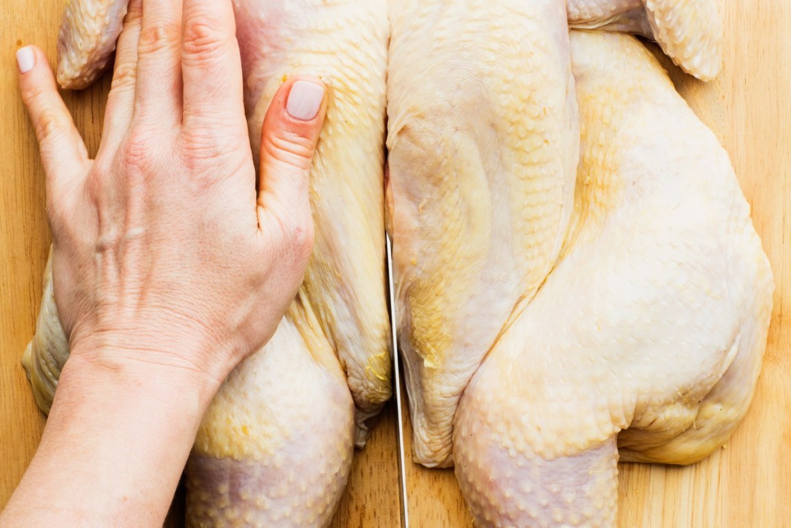 CHEF Q Chicken Cutting Method