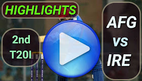 AFG vs IRE 2nd T20I 2020