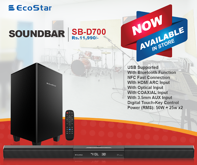 Pristine sound quality with EcoStar’s Sound Bar Systems Now Pakistani