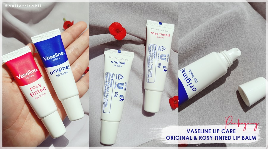 REVIEW VASELINE LIP CARE ORIGINAL & ROSY TINTED LIP BALM BEKIKA ROOM
