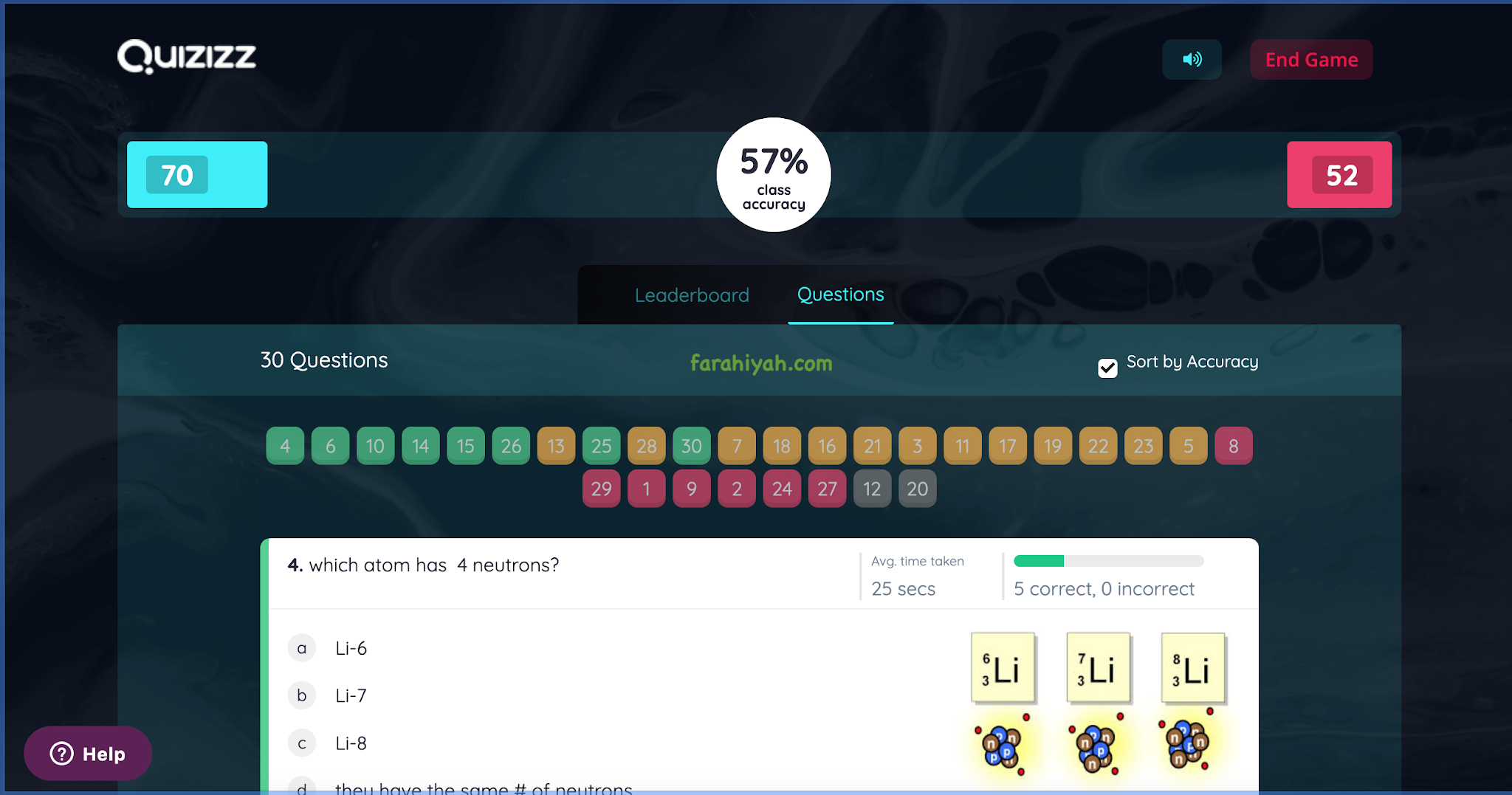 Quizizz Live Pengalaman Menggunakan Fungsi Teams