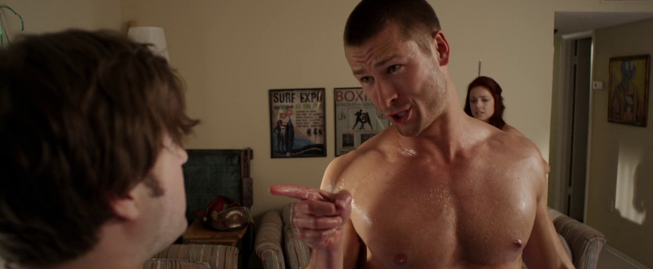 Glen Powell nude in Sex Ed.