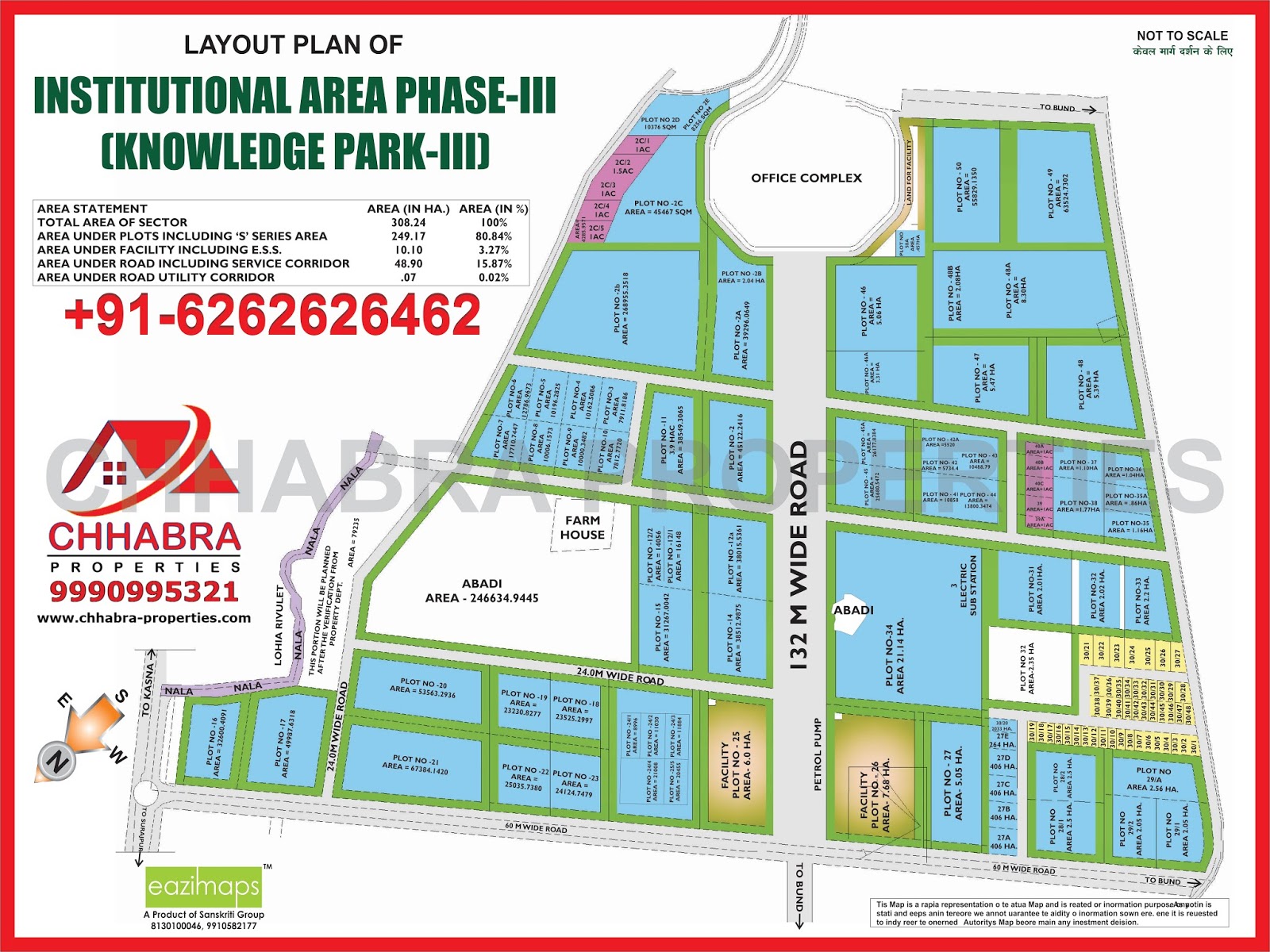 chhabra properties Alpha2 Greater Noida Map Layout Plan