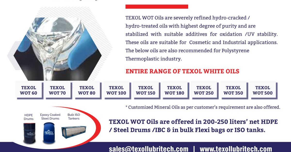 White Mineral Oil and its uses