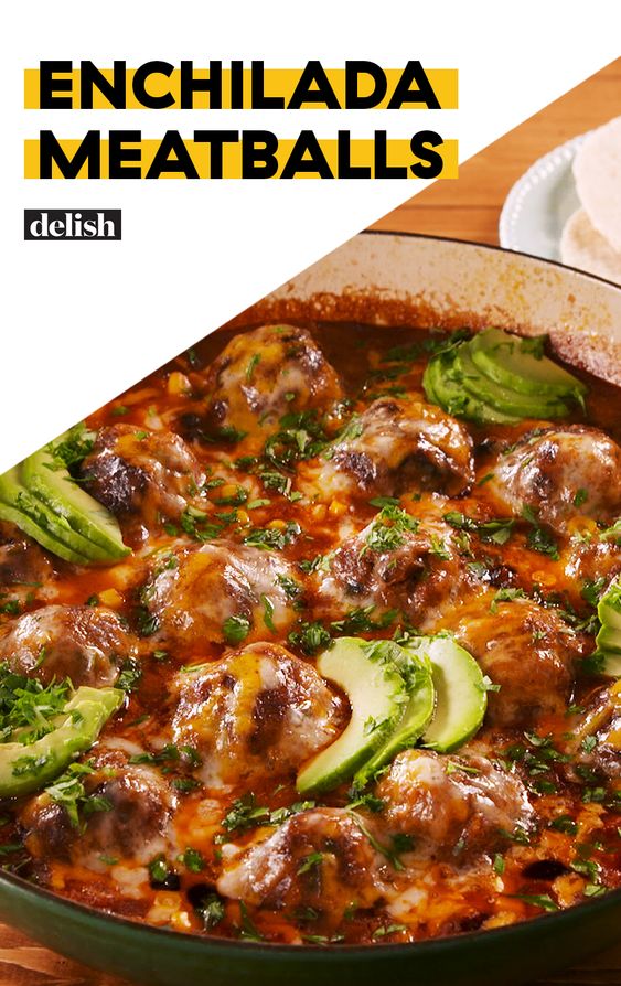 Enchilada Meatballs The Most Delecious Recipes