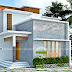 Modern 3 bedroom contemporary style Kerala house rendering