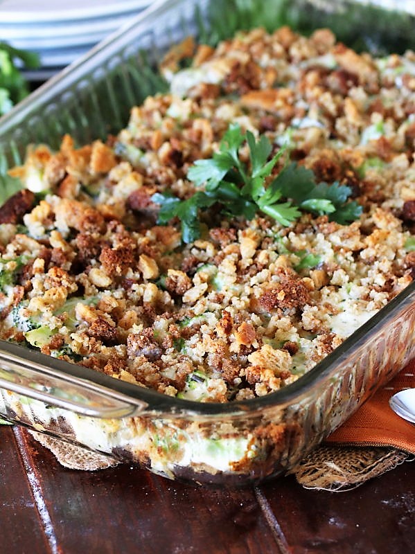 Broccoli & Stuffing Casserole The Kitchen is My Playground