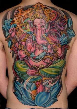 Tatuaje Ganesha