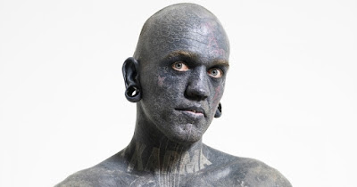 The Tattoo World : The World's Most Tattooed Person - Lucky Diamond Rich