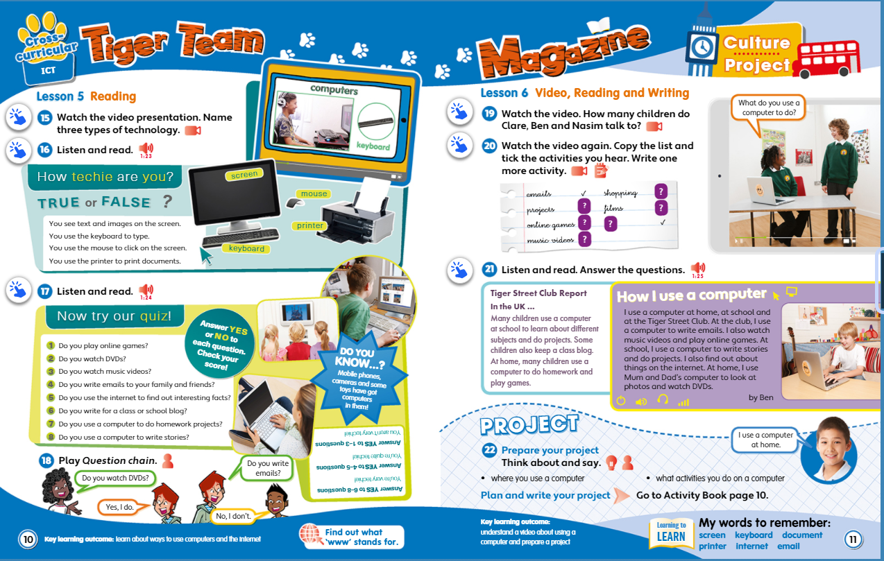 PRIMER TRIMESTRE DE INGLÉS