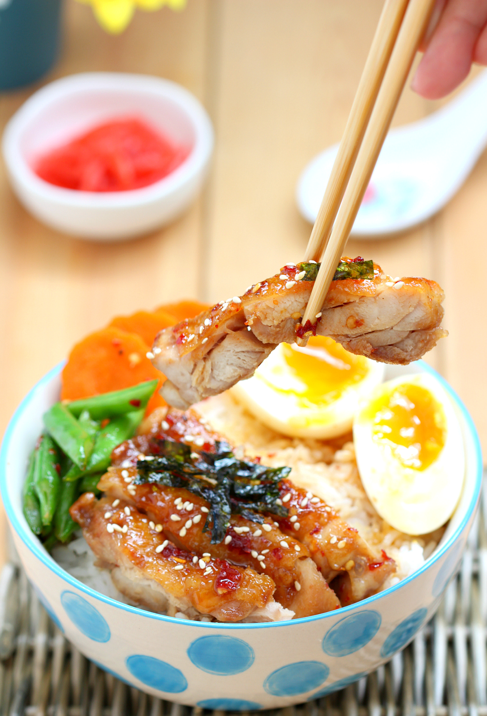 my bare cupboard: Spicy chicken teriyaki rice