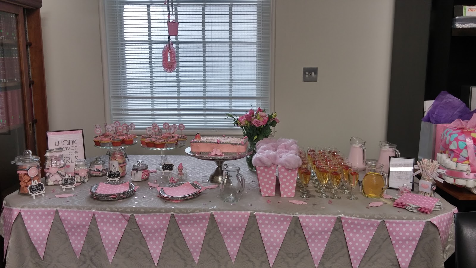A Pink Baby Shower at Work