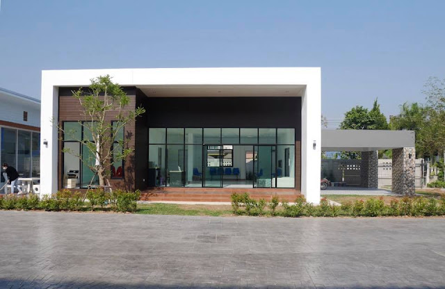 บ้านโมเดิร์นชั้นเดียว บ้านโมเดิร์นชั้นเดียว