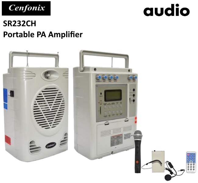 SKL DIY Uptown Cenfonix Portable Wireless PA Amplifier with FM Radio