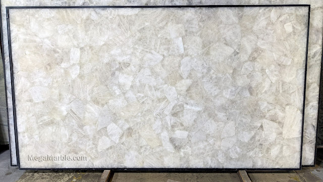 White Semi Precious Stone Slabs