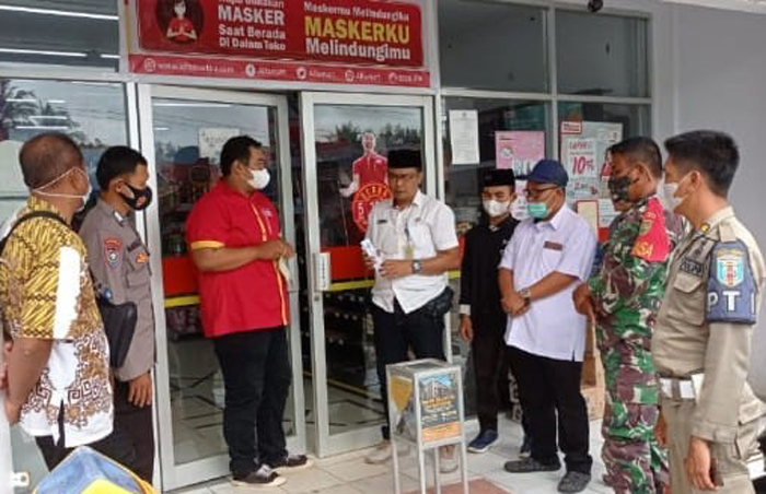 Antisipasi Penyalahgunaan Kotak Amal di Pertokoan, Lurah Blamabanganumpu Lakukan Swipping