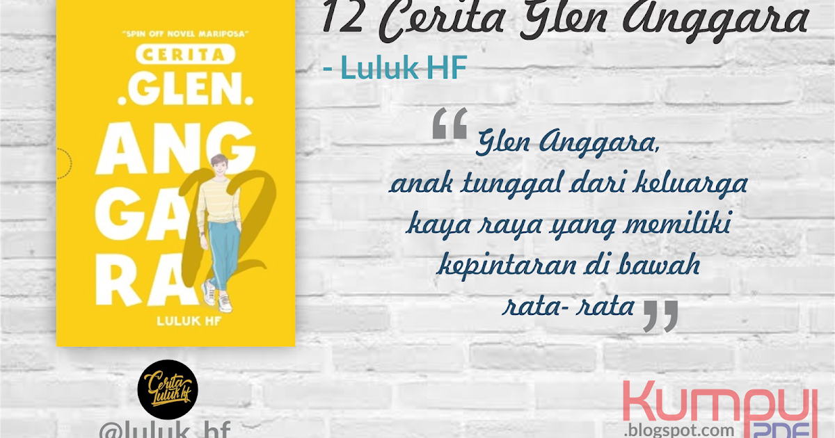 Download Novel Dua Belas Cerita Glen Anggara By Luluk Hf