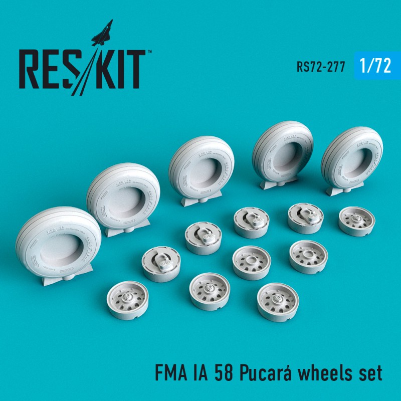 ResKit 48-0204 Me.262 Type 1 wheels set 1/48 resin wheels 