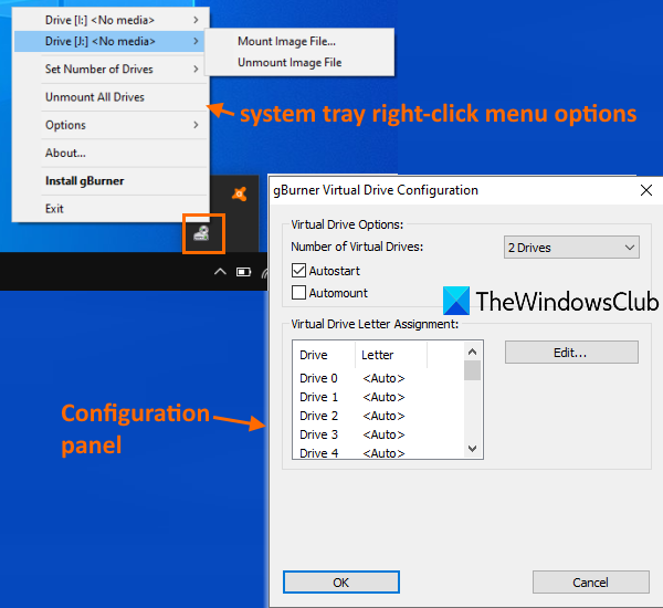 Software de unidad virtual gBurner