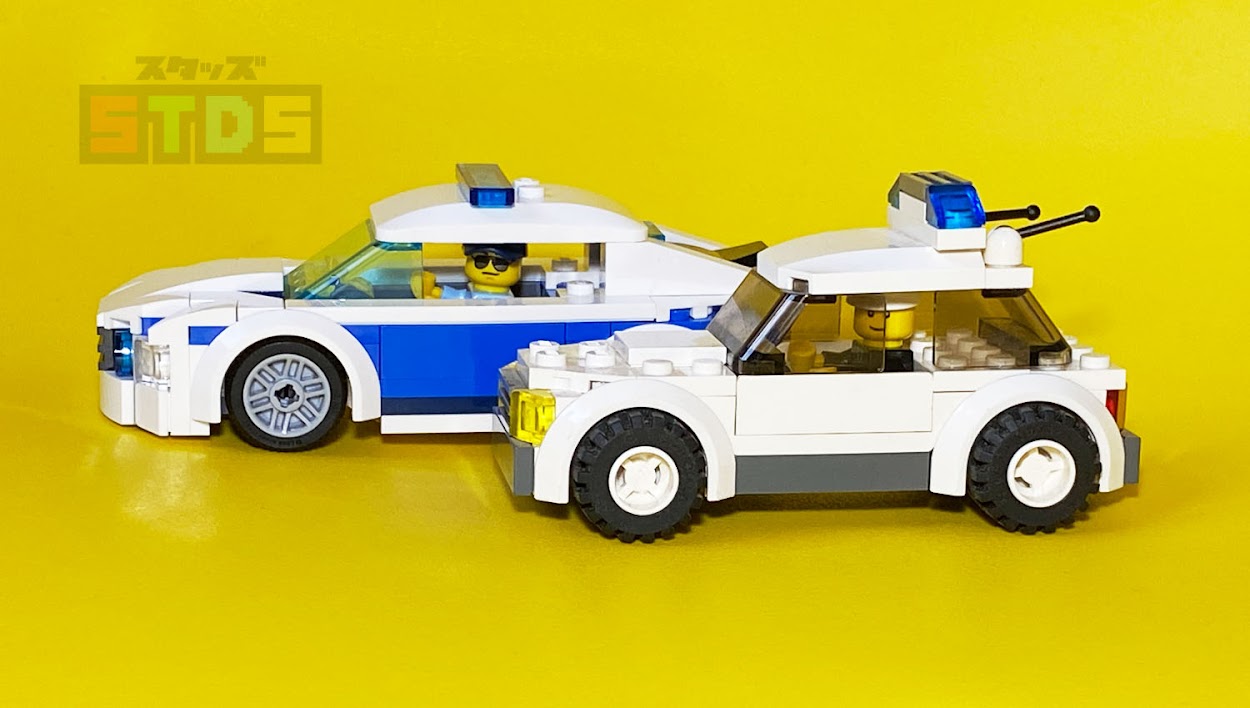 LEGOレビュー：シティのパトカー10年間の進化：旧型7236と新型60239を比較