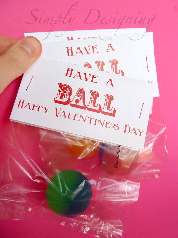 Have A Ball Valentine FREE Printable  Have A Ball Valentine FREE Printable