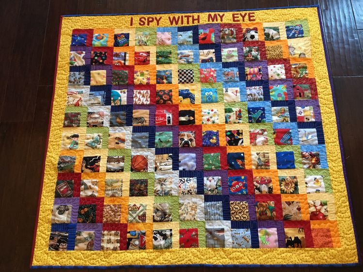 Piecemakers: I Spy With My Eye quilt