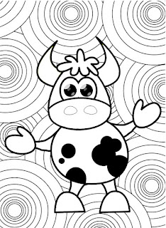 bulls printable coloring pages