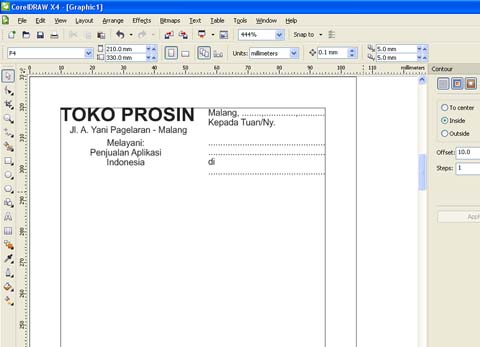 02 Membuat Nota 1/4 Folio ~ belajar komputer