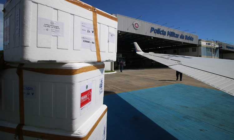 Bahia receberá 258.390 doses de vacinas contra Covid-19