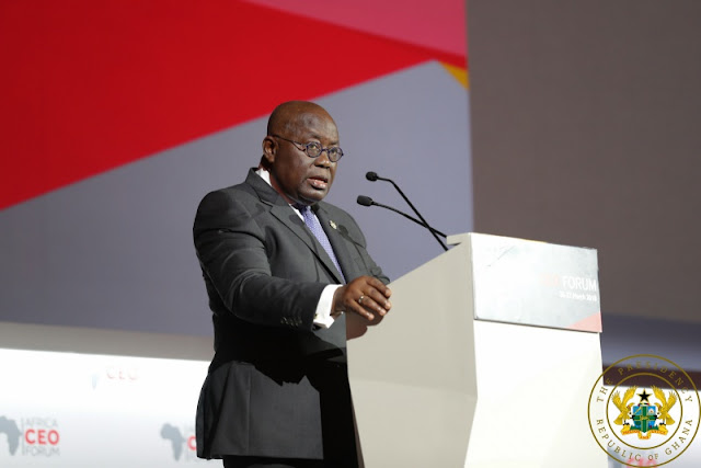 President Nana Akufo-Addo Speaking at the 6th Africa CEO Forum